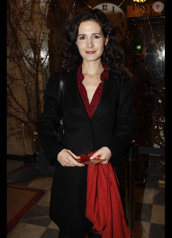 Chloé Lambert lors de la générale de la pièce Quadrille à Paris le 12 décembre 2011