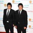 Rafael et Fabio Da Silva lors du gala "United for Unicef" le 12 décembre 2011 à Old Trafford à Manchester