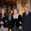 Au lendemain de la tuerie de Liège, le roi Albert II et la reine Paola de Belgique, en compagnie seulement de la princesse Astrid et du prince Lorenz, donnaient mercredi 14 décembre 2011 leur traditionnel concert de Noël, au Palais, à Bruxelles.