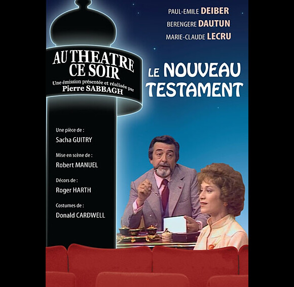 DVD de la collection Au théâtre ce soir : Le Nouveau Testament avec Paul-Emile Deiber