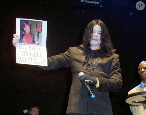 Michael Jackson, en 2002, à New York.