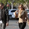 Jennifer Lopez et son boyfriend du moment Casper le 18 décembre 2011 à Calabasas
