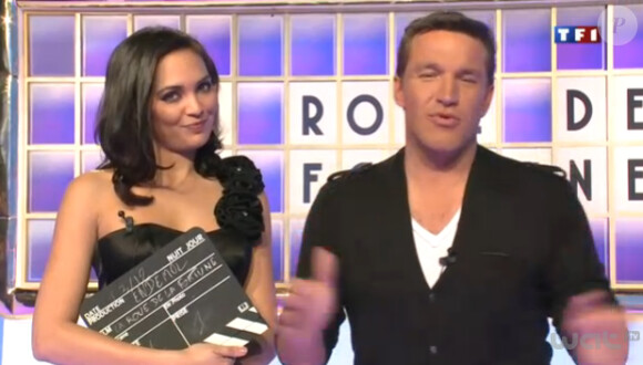 Benjamin Castaldi et Valérie Bègue : une sacrée équipe dans la  bande-annonce de La Roue de la Fortune sur TF1 (à partir du lundi 2  janvier 2012)