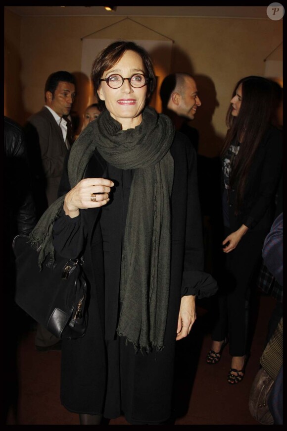 Kristin Scott Thomas à Paris, le 21 novembre 2011.