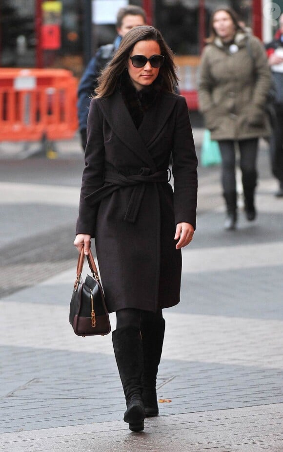 Pippa Middleton à Londres le 8 décembre 2011. En 2011, il n'y a pas que la vie de Kate Middleton qui a changé : celle de sa soeur Pippa Middleton aussi.