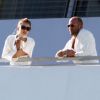 Rosie Huntington-Whiteley et Jason Statham à Miami, en plein moment de détente. Le 31 décembre 2011
