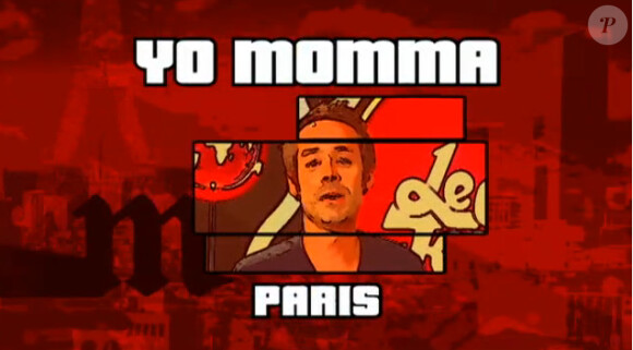 Yann Barthès présente sa version de Yo Momma dans Le Petit Journal le mercredi 4 janvier 2012 sur Canal +