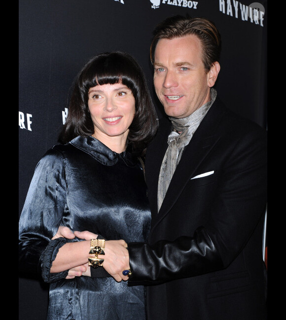 Ewan McGregor et sa femme Eve Mavrakis à l'avant-première de Haywire, le 5 janvier 2012 à Los Angeles.