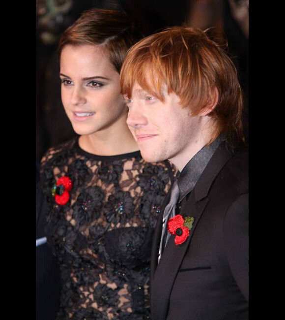 Emma Watson et Rupert Grint, en novembre 2010 à Londres.