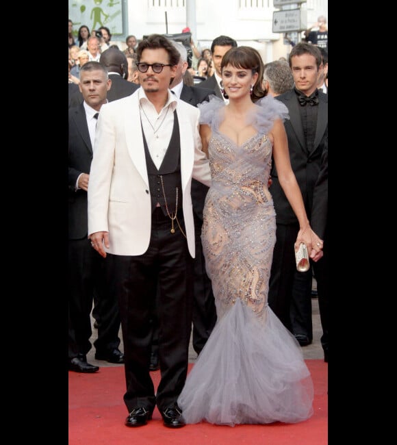 Johnny Depp et Penélope Cruz, en mai 2011 à Cannes.