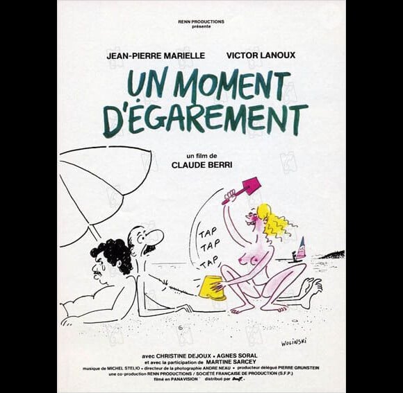Affiche du film de Claude Berri, Un moment d'égarement (1977)