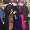 Le roi Juan Carlos et la reine Sofia, ainsi que le prince Felipe et la princesse Letizia,  célébraient le 6 janvier 2012, jour de l'épiphanie, la Pâque militaire  célébrant la récupération de l'île de Minorque au XVIIIe siècle, au  palais royal, à Madrid.