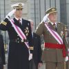 Le roi Juan Carlos et la reine Sofia, ainsi que le prince Felipe et la princesse Letizia,  célébraient le 6 janvier 2012, jour de l'épiphanie, la Pâque militaire  célébrant la récupération de l'île de Minorque au XVIIIe siècle, au  palais royal, à Madrid.