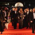 Le duc et la duchesse de Cambridge lors de l'avant-première du film Cheval de Guerre à Londres le 8 janvier 2012