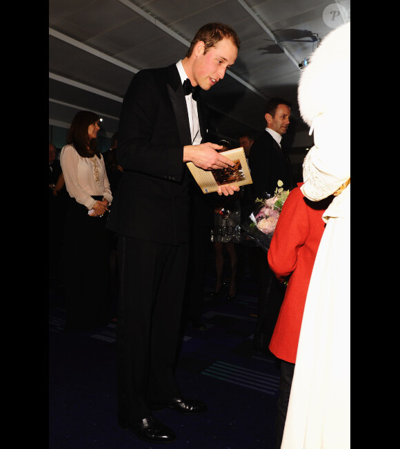 Le duc de Cambridge, alias le prince William, lors de l'avant-première du film Cheval de Guerre à Londres le 8 janvier 2012