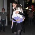 Katie Holmes et sa fille Suri Cruise après avoir vu le spectacle  Marry Poppins , à New York, le vendredi 13 janvier 2012.