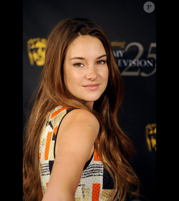 Shailene Woodley à la "tea party" des BAFTA, à Los Angeles le 14 décembre.