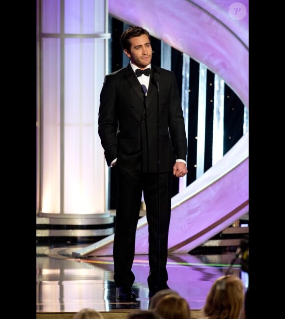 Jake Gyllenhaal lors des Golden Globes à Beverly Hills le 15 janvier 2012