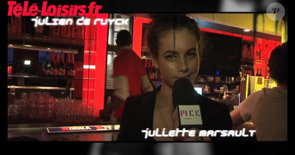 Juliette, toujours aussi sexy, dans la bande-annonce de l'émission Nuits Blanches sur Ma Chaîne Étudiante