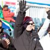 Le prince Albert II de Monaco aux Jeux Olympiques d'Hiver de la Jeunesse à Innsbruck (Autriche) le 16 janvier 2012.