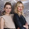 Karolina Kurkova et Eva Padberg lors de la présentation de la nouvelle émission allemande : The Perfect Model. Le 17 janvier 2012