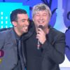Cauet se prend pour Patrick Sébastien aux côtés de Mustapha El Atrassi dans l'émission La Nuit nous appartient le jeudi 19 janvier 2012 sur NRJ 12 et Comédie +