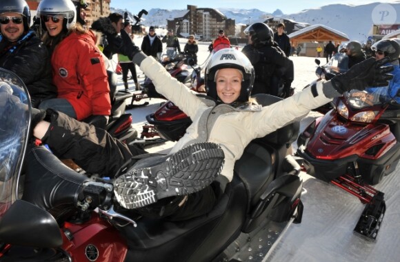 Audrey Lamy au festival de l'Alpe d'Huez le 18 janvier 2012