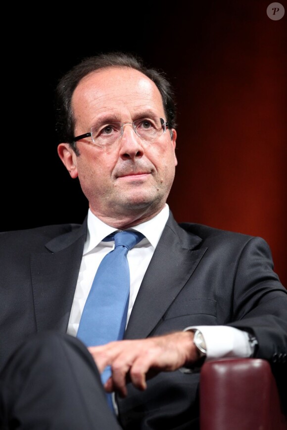 François Hollande à Nantes en janvier 2012