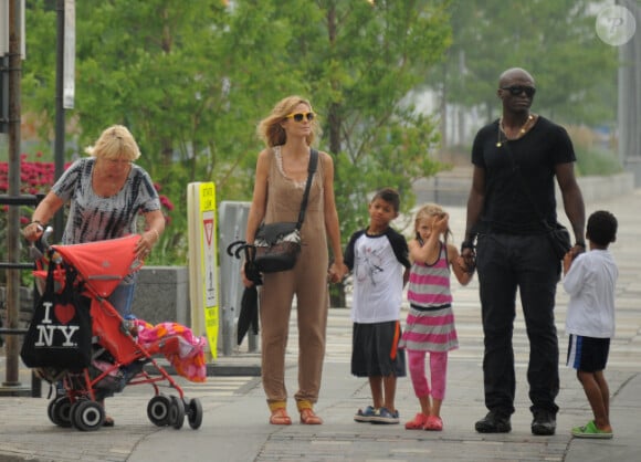 Heidi Klum et Seal en famille à New York en juin 2011