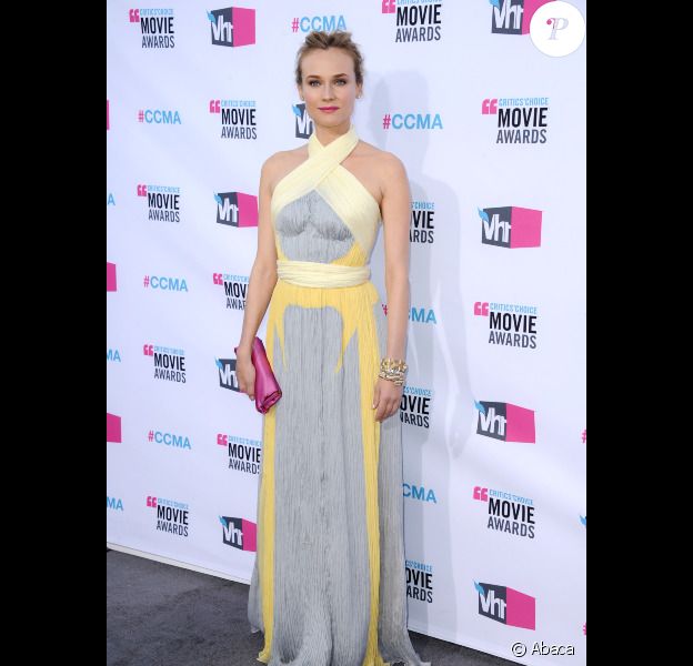Diane Kruger aux Critics' Choice Movie Awards à Los Angeles le 13 janvier 2012