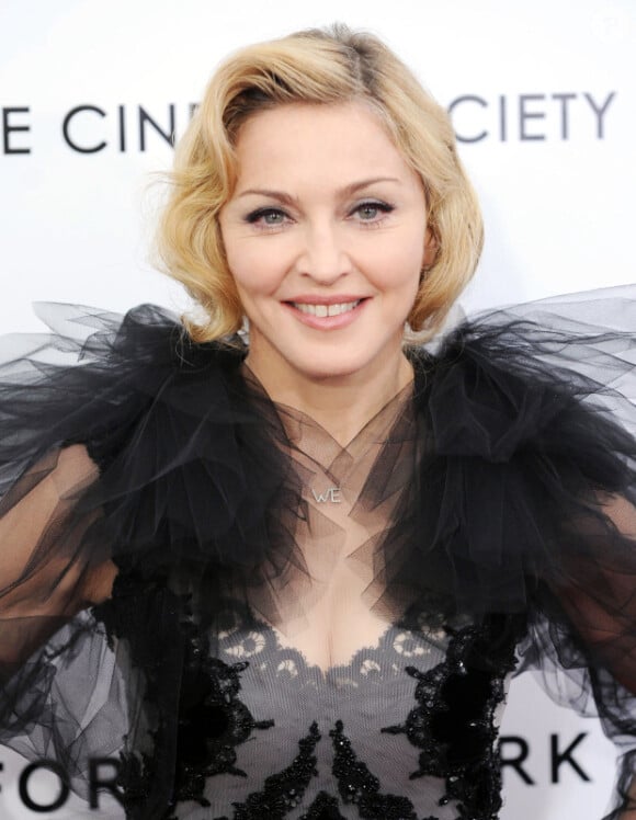 Madonna présente son film W.E. à New York (23 janvier 2012).