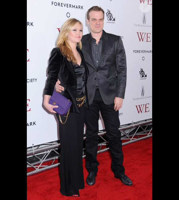 Julia Stiles et David Harbour à l'avant-première du film W.E. à New York, le 23 janvier 2012.
