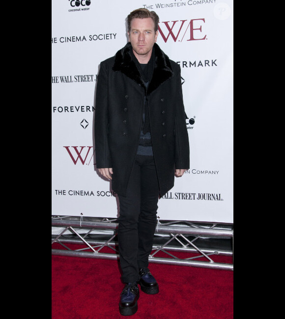 Ewan McGregor à l'avant-première de W.E. à New York, le 23 janvier 2012.