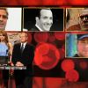 Jennifer Lawrence annonce les nominations aux Oscars le 24 janvier 2012 : George Clooney, Jean Dujardin, Gary Oldman, Demian Bichir et Brad Pitt sont nommés pour le prix du meilleur acteur