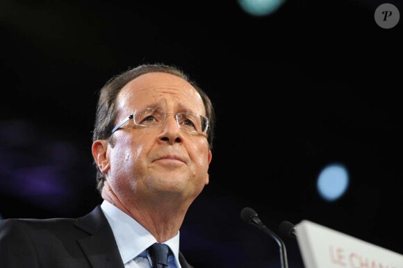 François Hollande au Bourget, le 22 janvier 2012.
