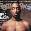 Tupac Shakur et son tatouage Thug Life, en couverture du magazine Rolling Stone du 31 octobre 1996.