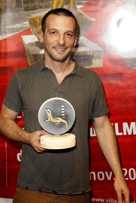 Mathieu Kassovitz à Sarlat en novembre 2011, où son film L'Ordre et la Morale a été primé.