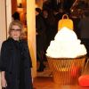 Catherine Deneuve lors de l'inauguration de la  "Maison Rome Étoile", nouvelle boutique Louis Vuitton à Rome, le 27  janvier 2012