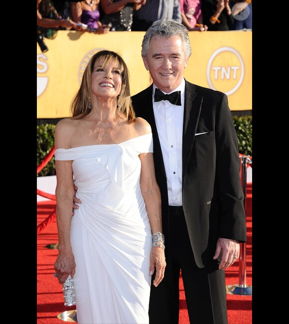 Linda Gray et Patrick Duffy lors des Screen Actors Guild Awards à Los Angeles le 29 janvier 2012