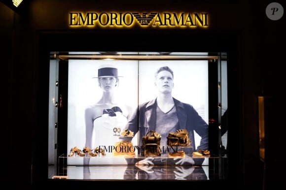 La nouvelle boutique Emporio Armani à Paris.