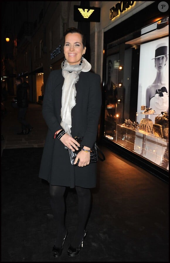 Roberta Armani, nièce du créateur Giorgio Armani, à Paris le 2 février 2012.