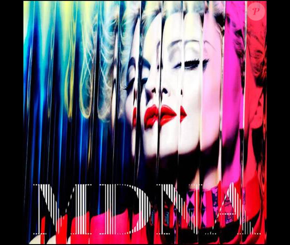Madonna : pochette de l'album MDNA, attendu le 26 mars 2012.