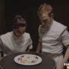 Quelques images du deuxième épisode de Top Chef, saison 3, lundi 6 février sur M6 - Ici, Tabata et Julien dans le noir