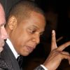 Jay-Z sort du Carnegie Hall après son concert à New York, le 6 février 2012.