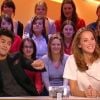 Jamel Debbouze, Melissa Theuriau et Omar Sy sur le plateau du Grand Journal mardi 7 février 2012 sur Canal +
