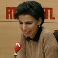 Rachida Dati répond aux questions de Yves Calvi sur RTL, le mercredi 8 février 2012.