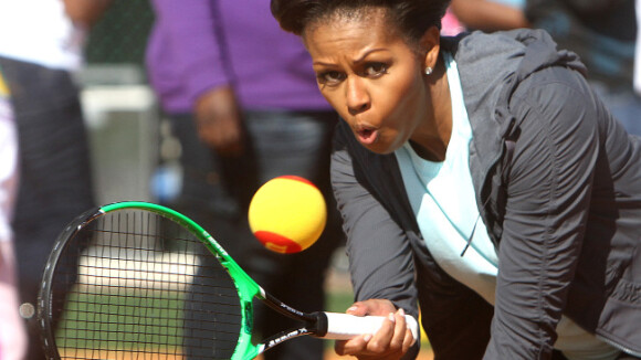Michelle Obama : Tennis, football, course à pied... Elle est inépuisable !