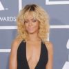Rihanna arrive à la 54e cérémonie des Grammy Awards au Staples Center de Los Angeles le 12 février 2012 