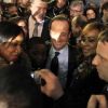 François Hollande le 11 février 2012 à Créteil