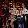 Le trio House of Drama a pimenté de son attitude glam'punk le dîner J&B à l'Hôtel InterContinental de Paris, le 8 février 2012.